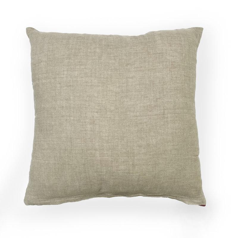 Serengtti Geometric Linen Throw Pillow
