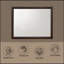 Miroir de commode Tablita