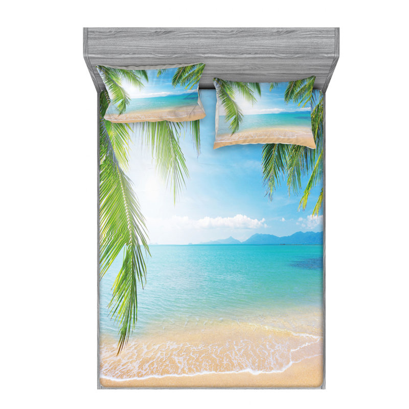 Microfiber Fitted Sheet, Full Fitted Sheet with Pillowcase