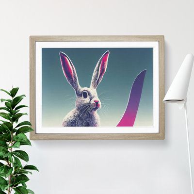 Cute Hare - Single Picture Frame Print