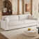 105" Polyester Loveseat Sofa,2 Seater Sofa With 2 Pillows,Sofa Couch,Modern Oversized Sofa For Living Room