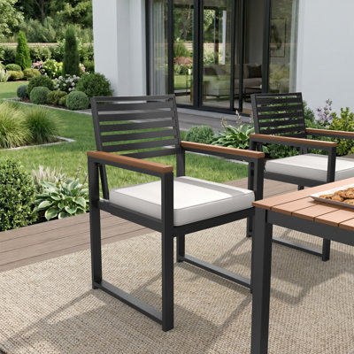 Coussin de chaise de salle à manger d'extérieur Ashtabula Sunbrella®