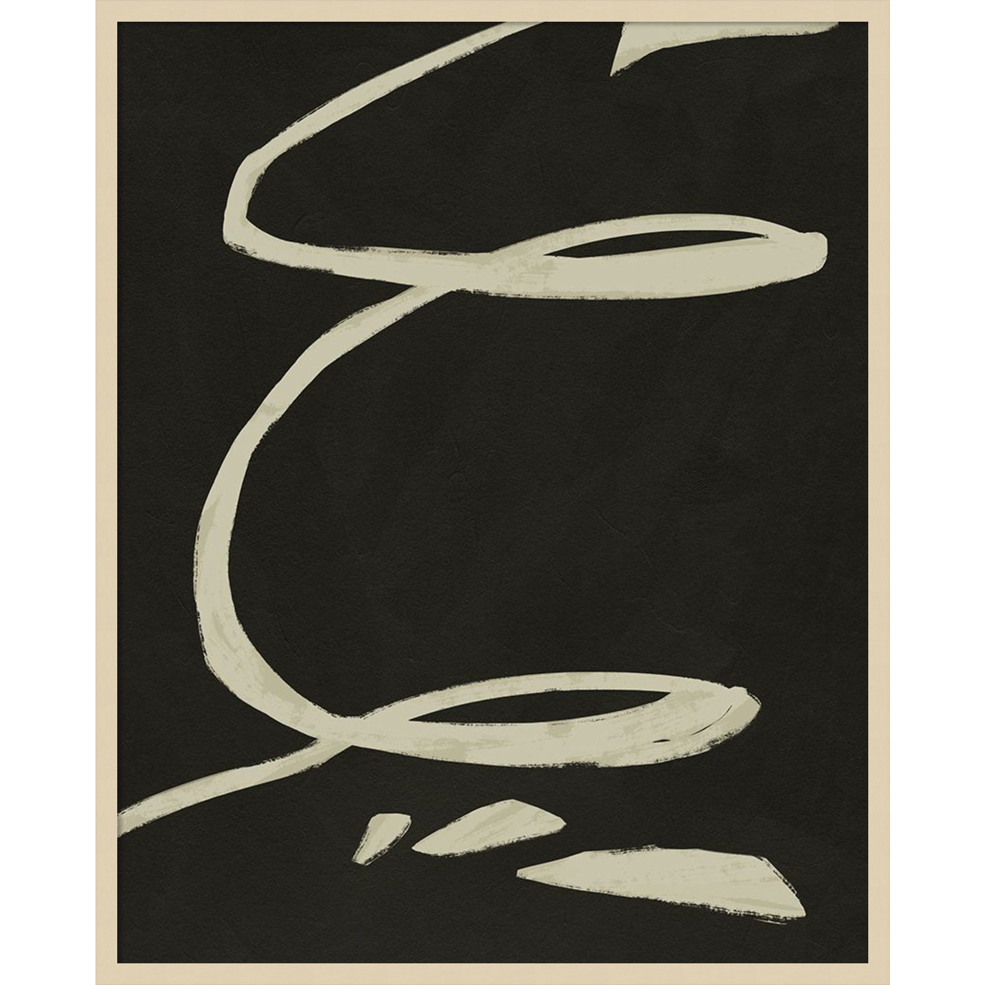 Neutral Spring III by Jacob Green, Brown, 41" H x 33" W x 1" D