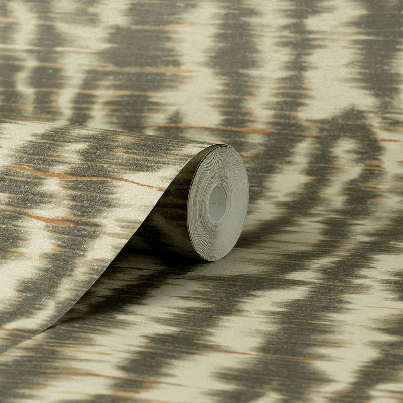 Rouleau de papier peint texturé Gelder L 33 pi x l 20,5 pi, Brun