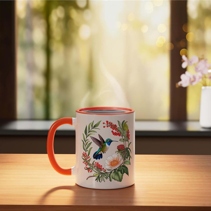 Ceramic Coffee Mug, Orange