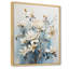 «White and Blue Magnolia Blossom Beauty II», reproduction sur toile-1923044977-1923044979