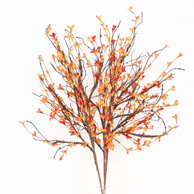 36" Artificial Farmhouse Twig Branches Floral Arrangement For Vase Filler, Long Stem Faux Leafage Flower For Home Wedding Party Dining Table Centerpiece Decor