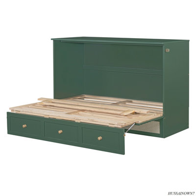 Murphy Bed With Large Drawers