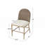 Ensemble de 2 chaises de ferme