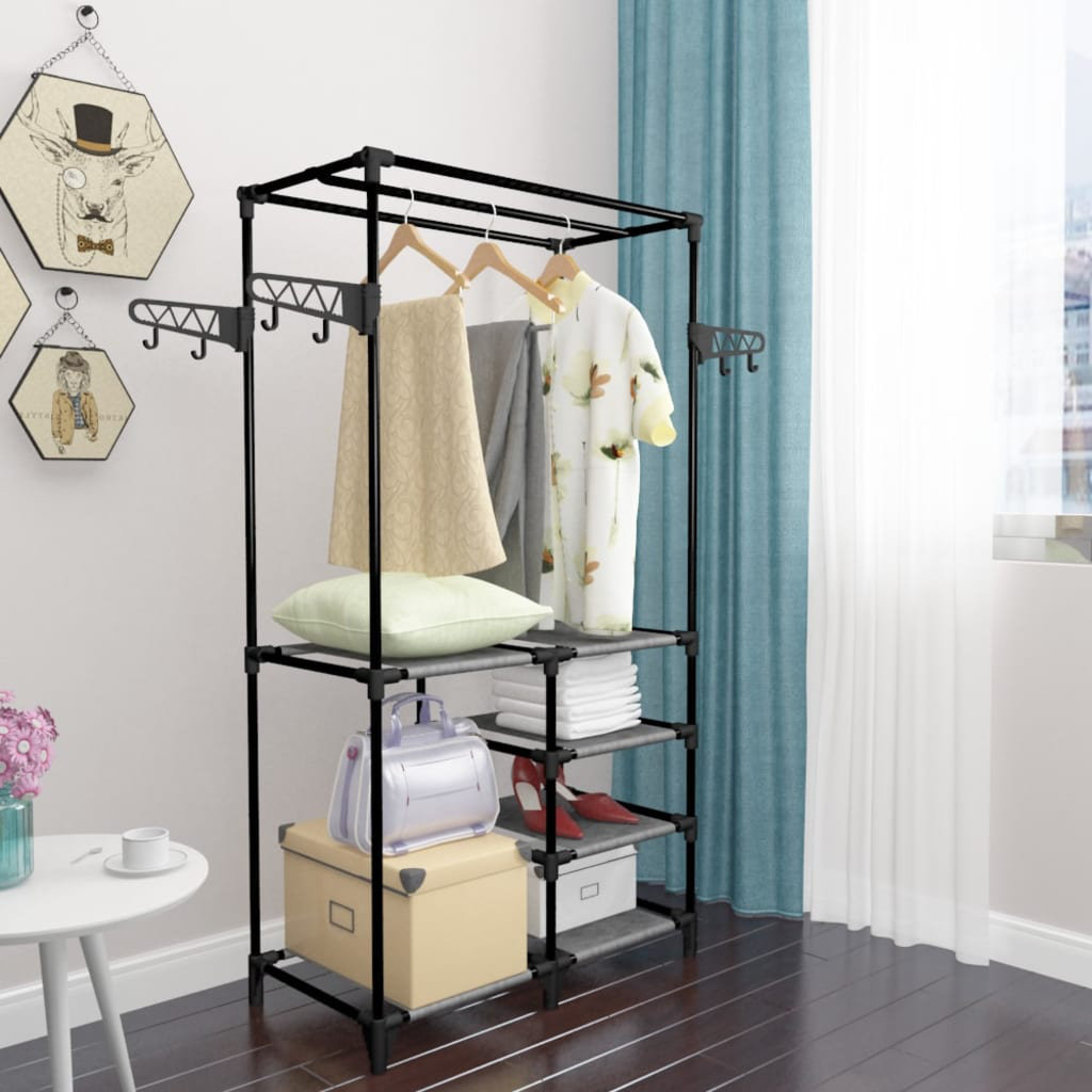 Rebrilliant Makinzie 34.3'' Metal Clothing Rack | Wayfair