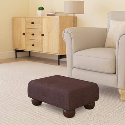 Autryville Wood Bun Feet - Fabric