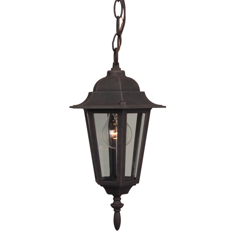 Coso Outdoor Hanging Lantern, Rust