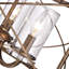 Luminaire suspendu cylindrique unique à 3 lumières Hannigan