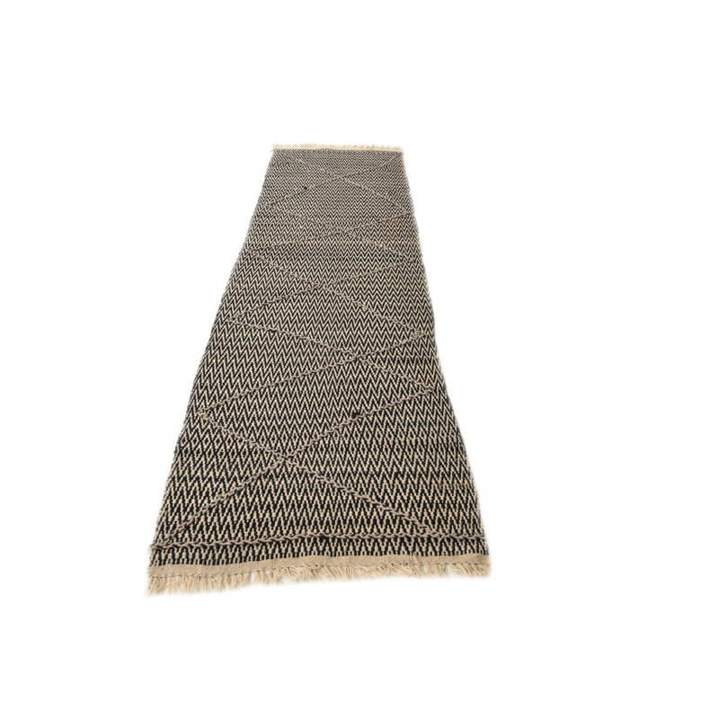 Runner Noles Black Rug