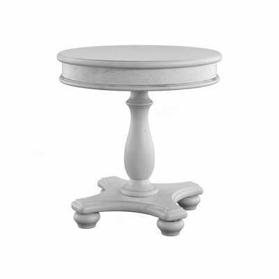Table de bout ronde grise