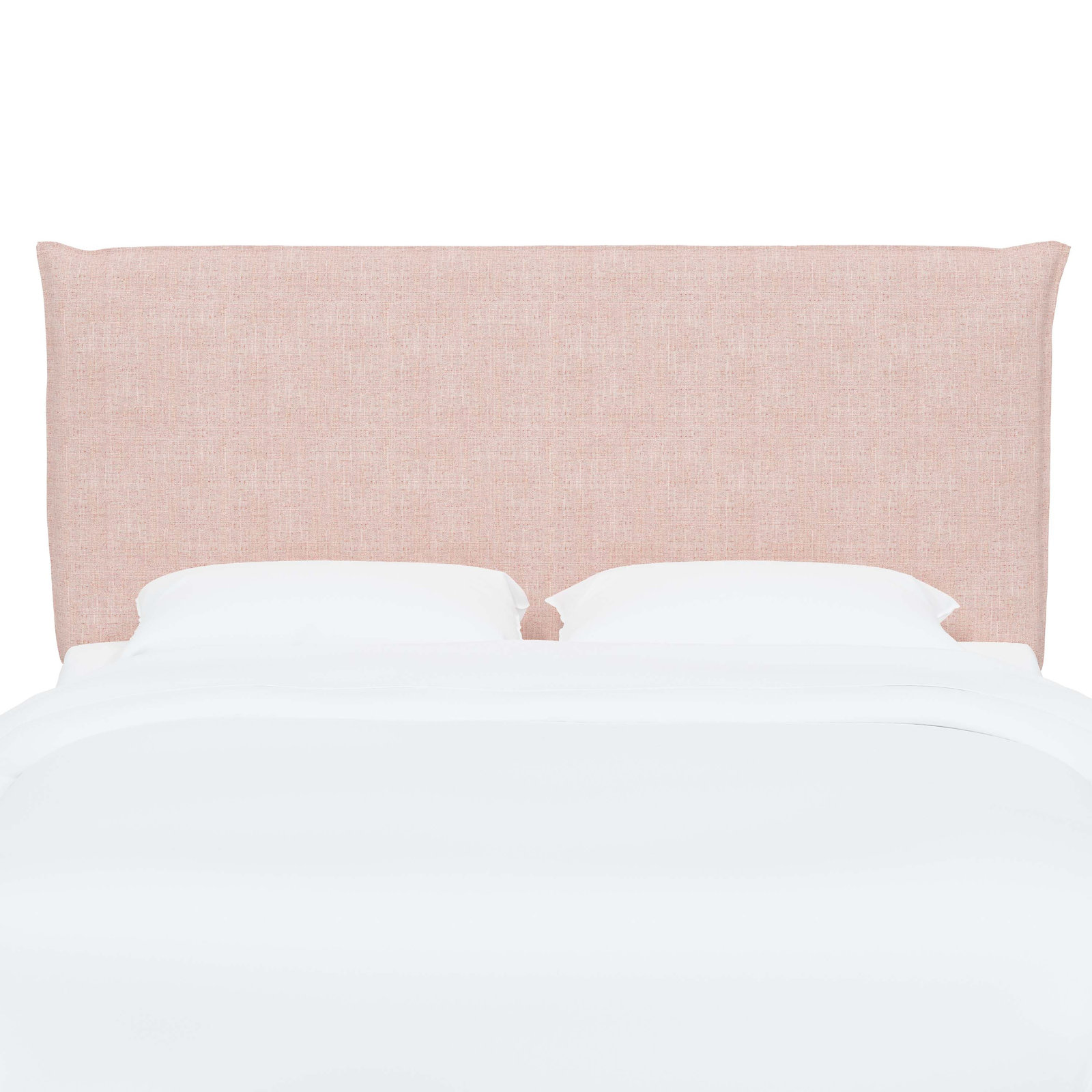 Halcyon Upholstered Headboard, California King, Zuma Rosequartz Textured Linen