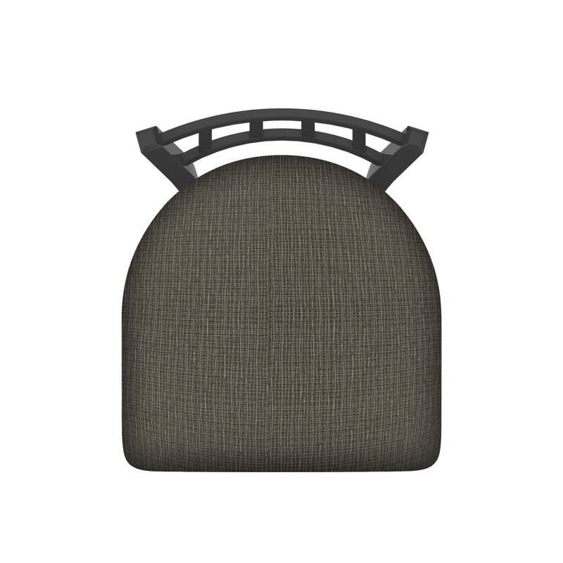 Chaise Contessa 610, Tissu graphique calice, Étain