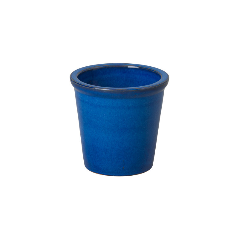 Roselinda Handmade Ceramic Pot Planter, 7" H x 8" W x 8" D