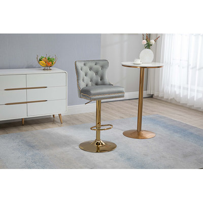 Tabouret pivotant à hauteur réglable