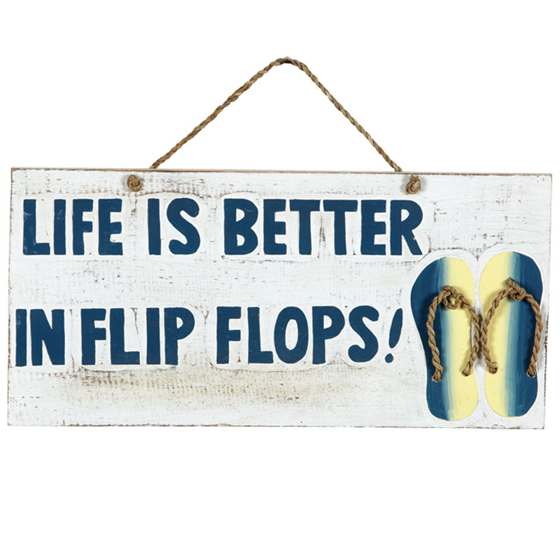 «Life Is Better In Flip Flops», panneau mural par la salle de jeux RAM