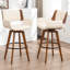 Modern Faux Leather Upholstered Swivel Stools-1436177513-1436177525