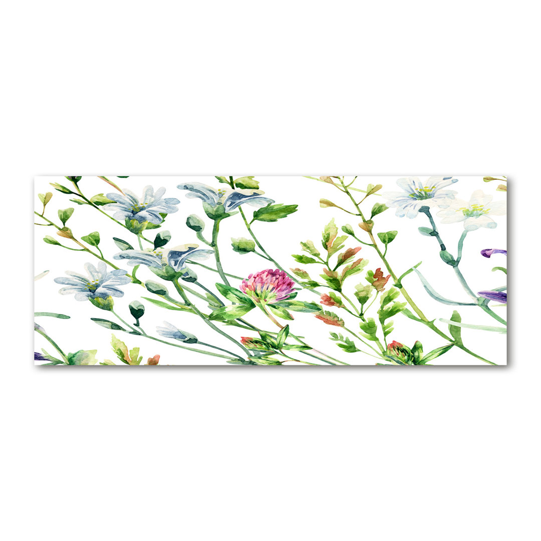 Wilde Blumen - Kunstdrucke auf Leinwand - Wrapped Canvas