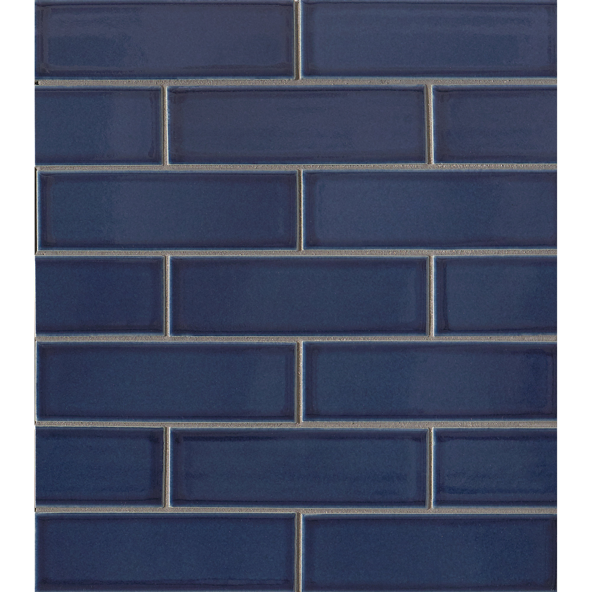 Zenia 2" x 6" Porcelain Mosaic Sheet, Blue