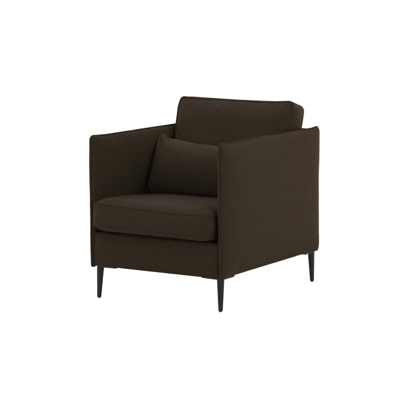 Upholstered Armchair, Brown