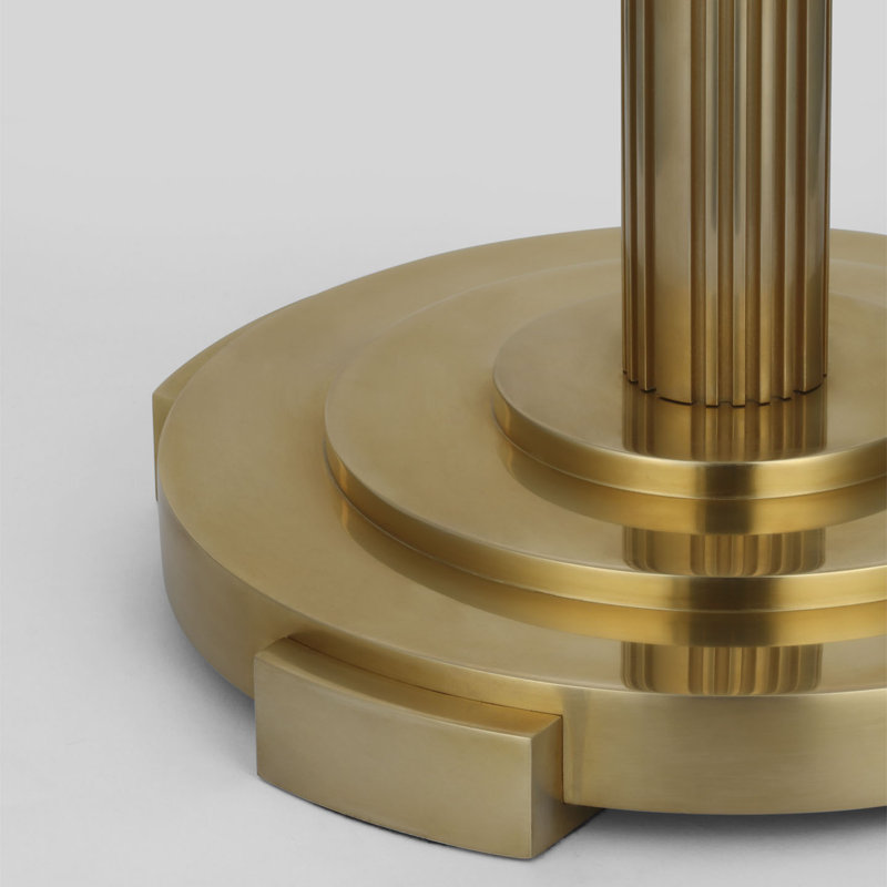 Ralph Lauren Langton 70" Torchiere Floor Lamp, Natural Brass, Natural Brass