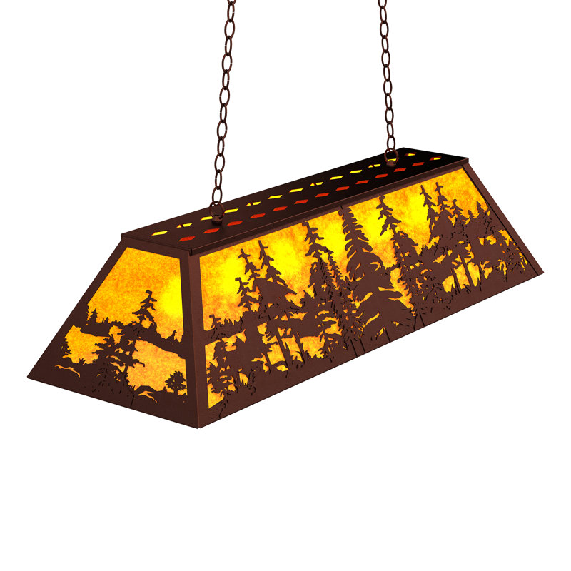 Luminaire suspendu oblong 48 po Old Forge