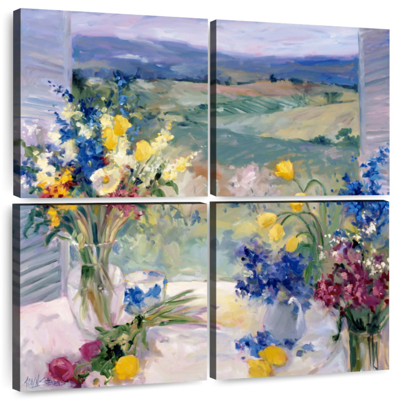 Lilie Toscane florale I, H 18 po x l 18 po