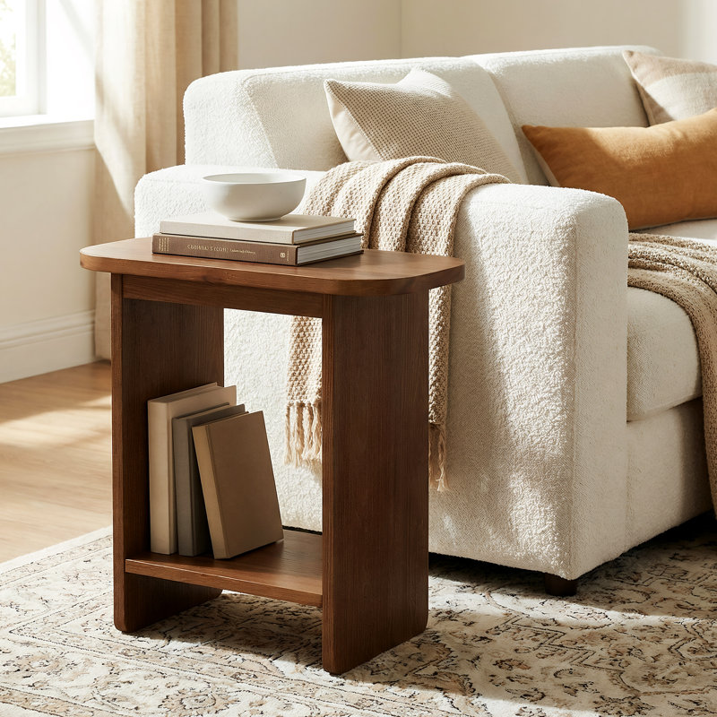 Solid Wood Frame End Table