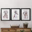 «Sitting Dog I», ensemble de 3 cadres photo-235892091-235892090