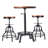 Javin 2 - Person Pine Solid Wood Top Four Leg Dining Set