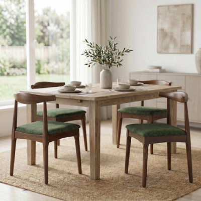Chaise d'appoint en bois massif