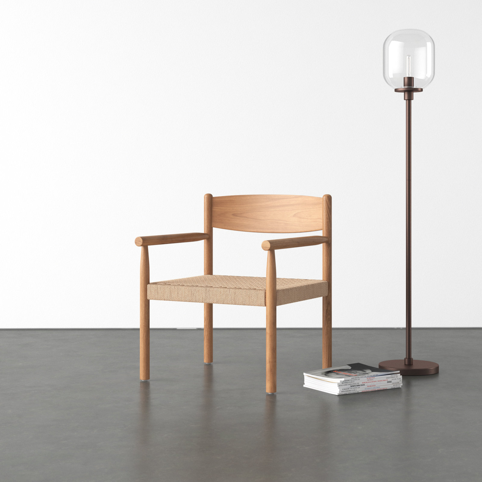 Lyydia Teak Armchair, Natural
