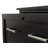 Abby Modern Wood Lateral File Cabinet - Black