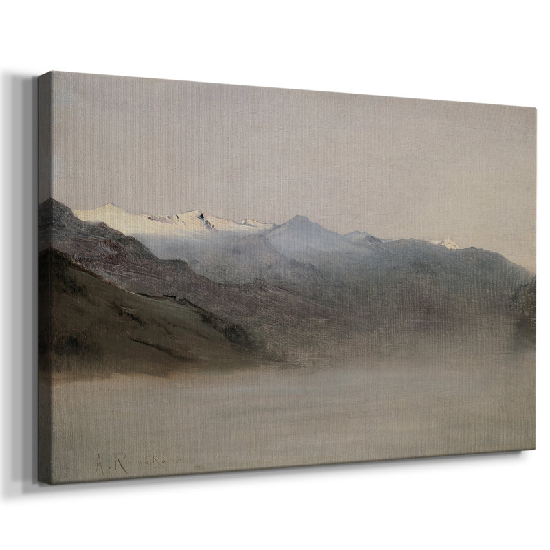 Paysage rétro - CLXIV, H 25 po x l 37 po