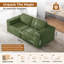 2 Seater Corduroy Sofa-1050321633