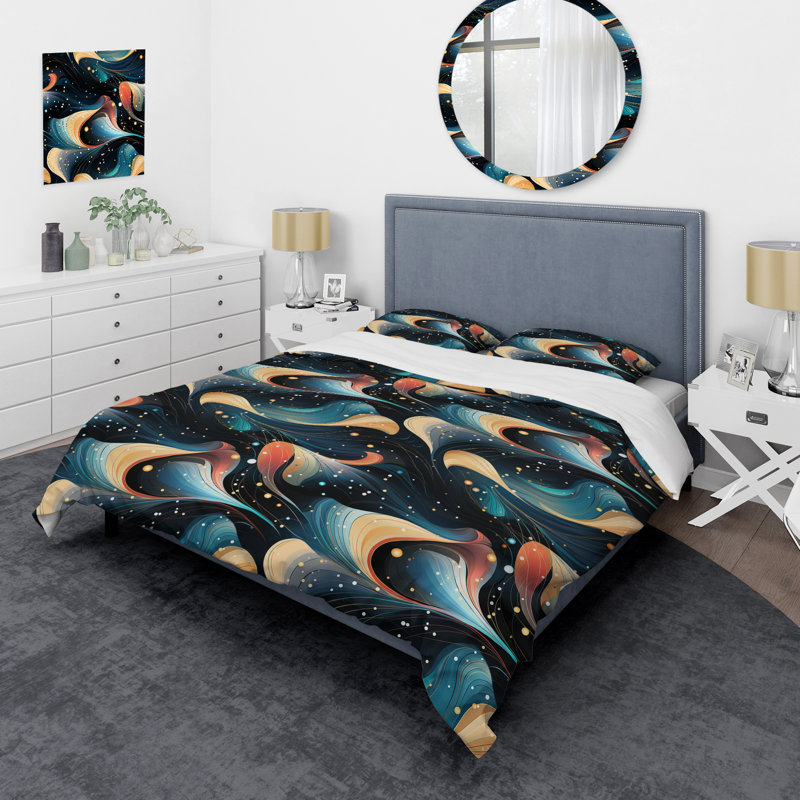 Ensemble de housse de couette Celestial Dreams, Housse de couette pour très grand lit et 2 très