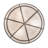 Jayne 6 - Light Beige/Gray Drum Pendant