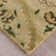 Wool Floral Area Rug in Green
