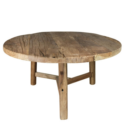 Kaleil Solid Wood Top Single Coffee Table