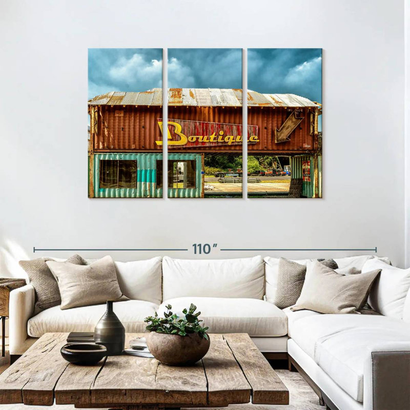 Boutique de contenants Lelar Western, H 48 po x l 74 po