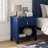 Sofia Wood 1 Drawer Reeded Nightstand-1945576335