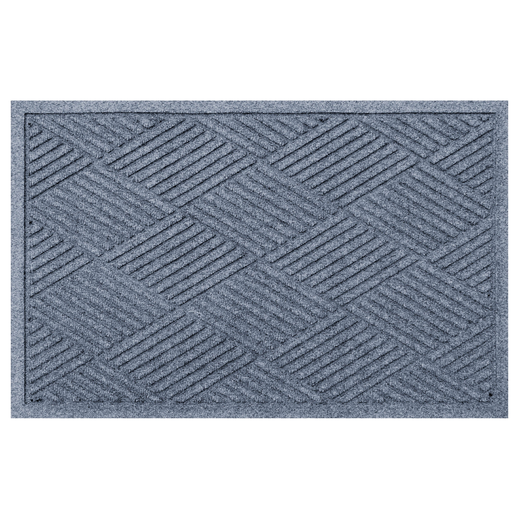 Waterhog Diamonds Indoor Outdoor Doormat, Bluestone, Rectangle 2' x 3'