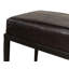 Duke Ridged Leather Bench