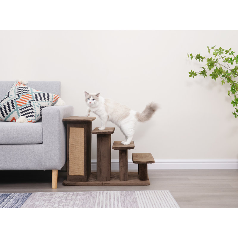 PetPals 20" Pet Stairs with 4 Levels and Scratching Board
