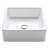 Ceramic White Square Vessel Bathroom Sink