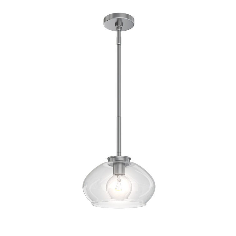 Kinsmon Plug & Play 1-Light Pendant in Transitional and Modern Style-65.24 Inches Tall and 10 Inches Wide